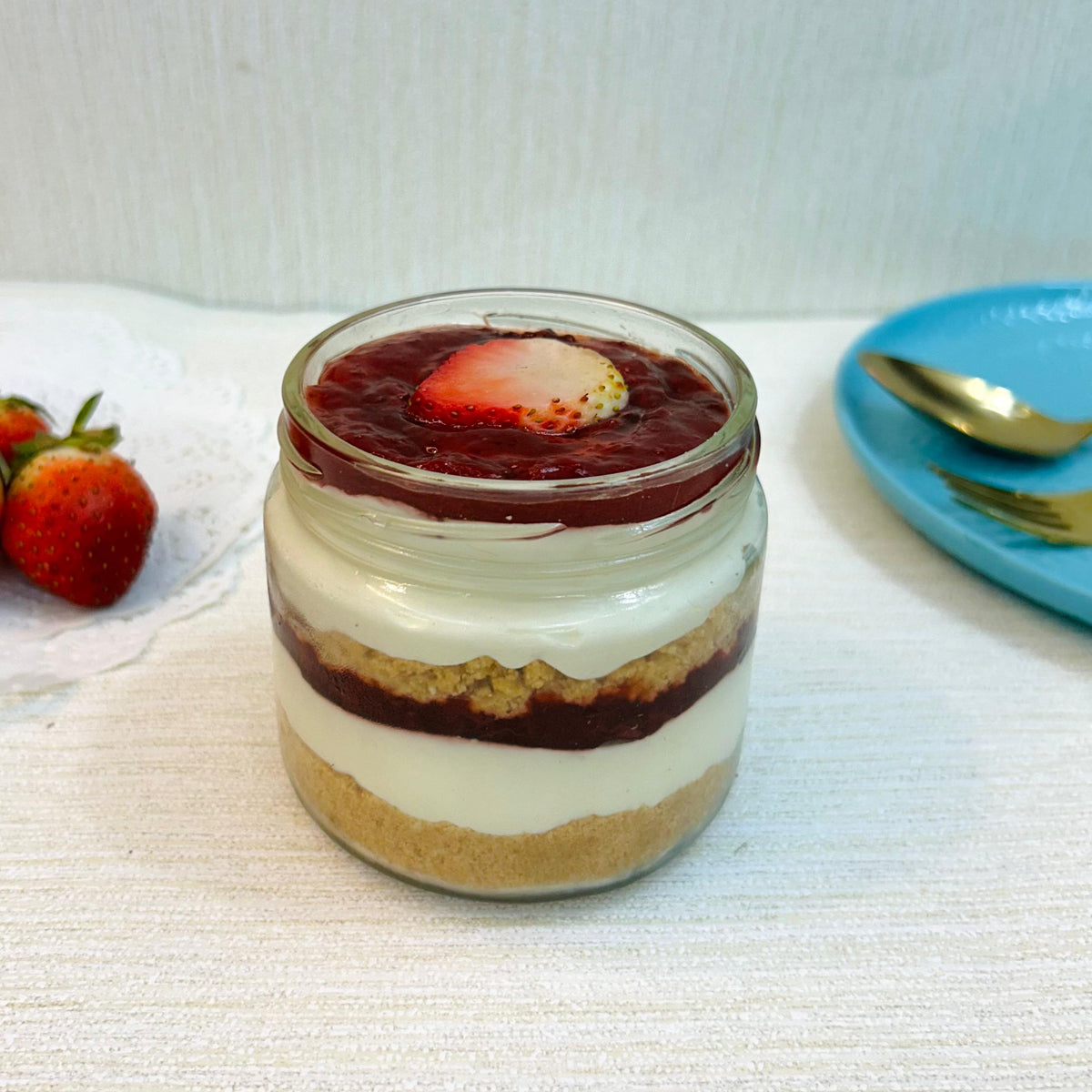 Strawberry Cheesecake Jar